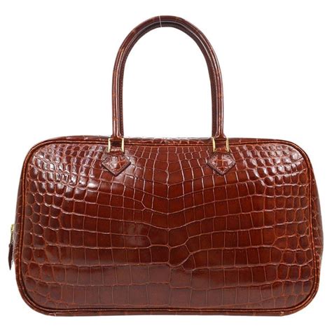 hermes plume crocodile